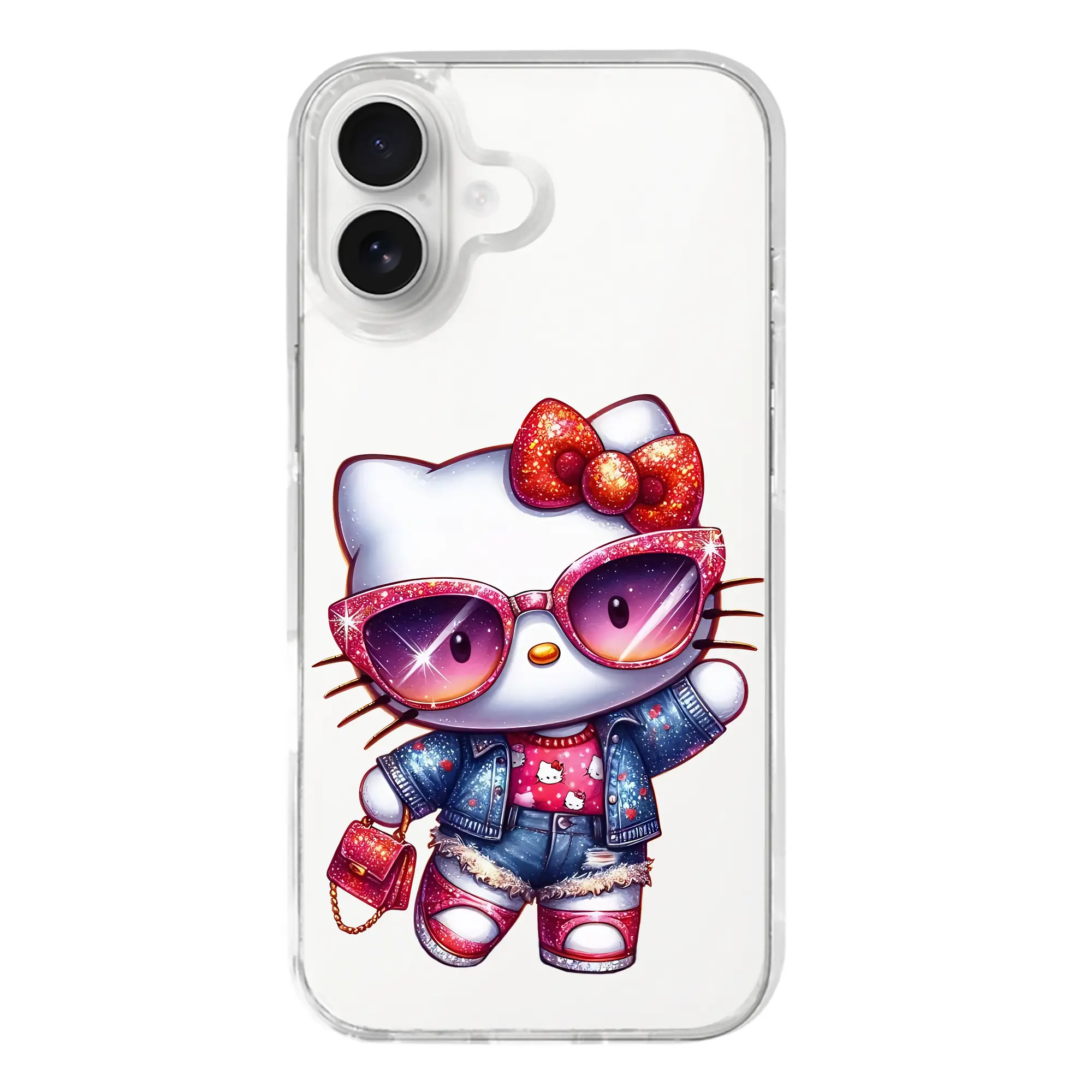 サンリオ グッズ,ハローキティ - iPhone 17シリーズ 透明スマホケース – 薄型・耐衝撃・精密フィット保護カバー